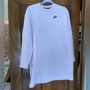 Regal pink Nike sweatshirt dress. Size small. Gently worn.